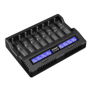 تستر و شارژر 8 سل باتری برند XTAR