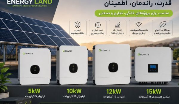 اینورترهای Growatt یکی از بهترین انتخاب‌ها برای سیستم‌های خورشیدی